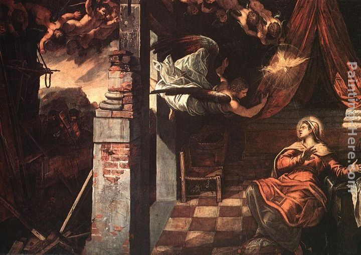 Jacopo Robusti Tintoretto Annunciation